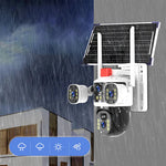 Load image into Gallery viewer, Caméra dôme solaire à triple objectif 360°✈️ (Copy)
